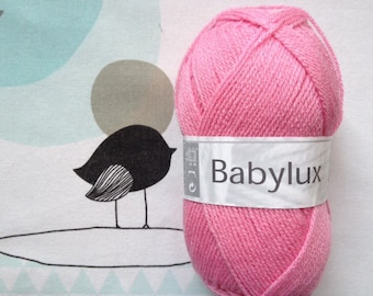 WOOL BABYLUX hydrangea - white horse