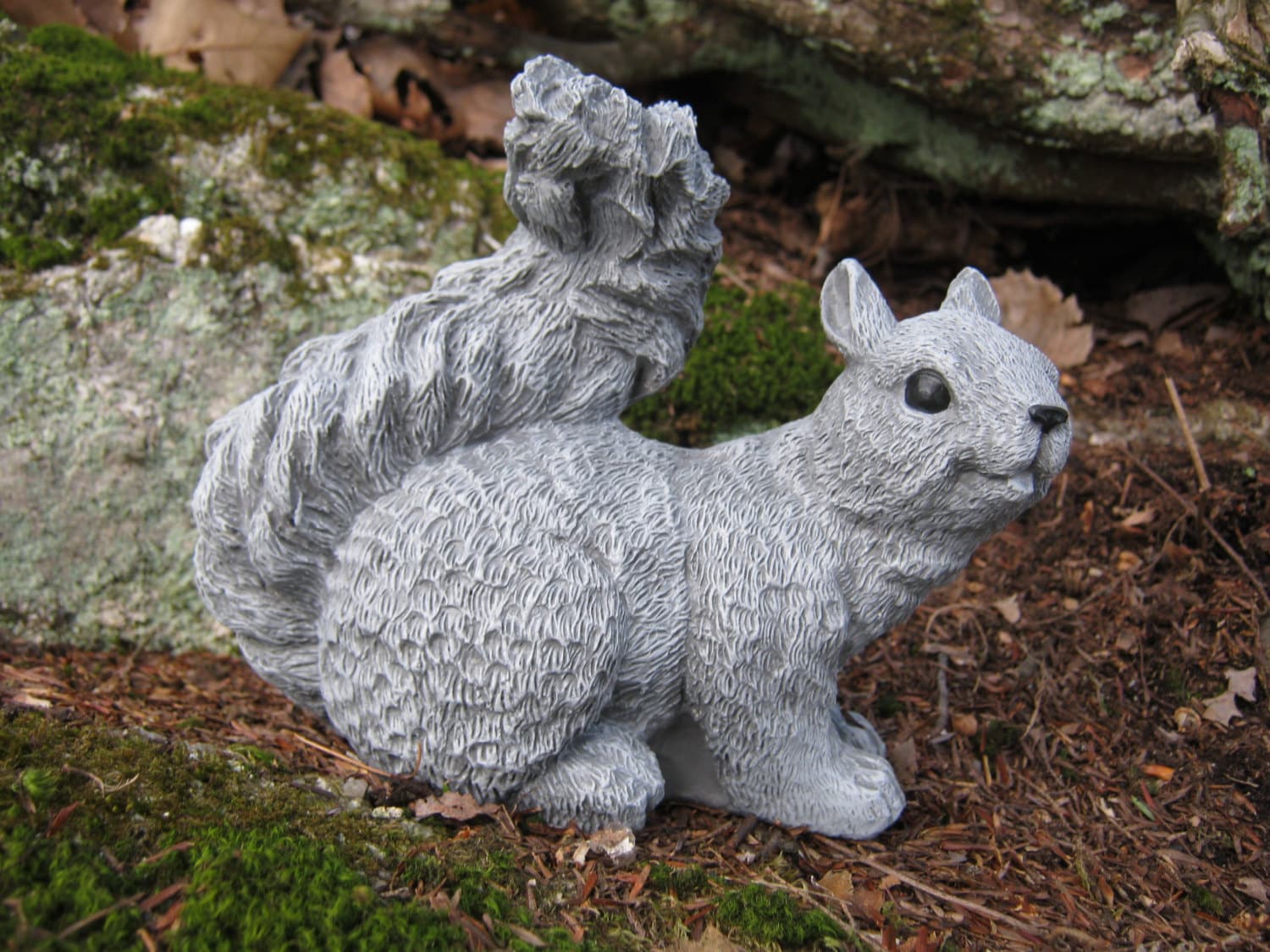 Squirrel Statue Concrete Squirrel Figure Squirrel Garden