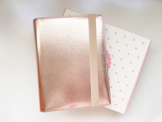 Disc Agenda Rose Gold A5 Discbound Planner Organizer Kit