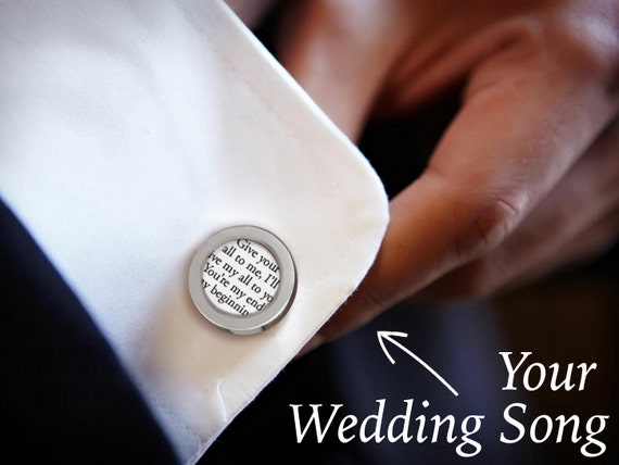 Personalized Wedding Cufflinks / Groom Cufflinks / Custom Personalized Wedding Cufflinks / Groom Cufflinks / Custom