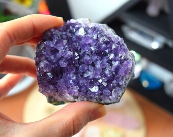 Purple Amethyst Geode, Amethyst Crystal Geode, Amethyst Cluster, Rough Amethyst Crystals - 4