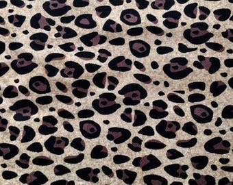 SALE Leopard Animal Print - Cotton Fabric - Brother Sister Design Studio