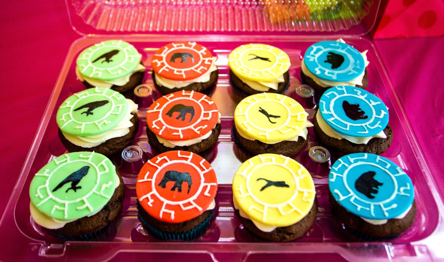 12 Wild Kratts Creature Power Disc Fondant Cupcake Toppers