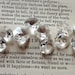 Small Chandelier Crystals lot of 10 One Hole