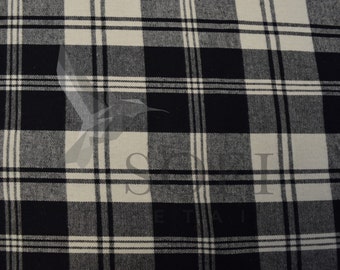 Cotton Flannel Plaid Z Tartan Fabric by the Yard
