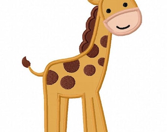 Giraffe Applique Machine Embroidery Design NO:0075