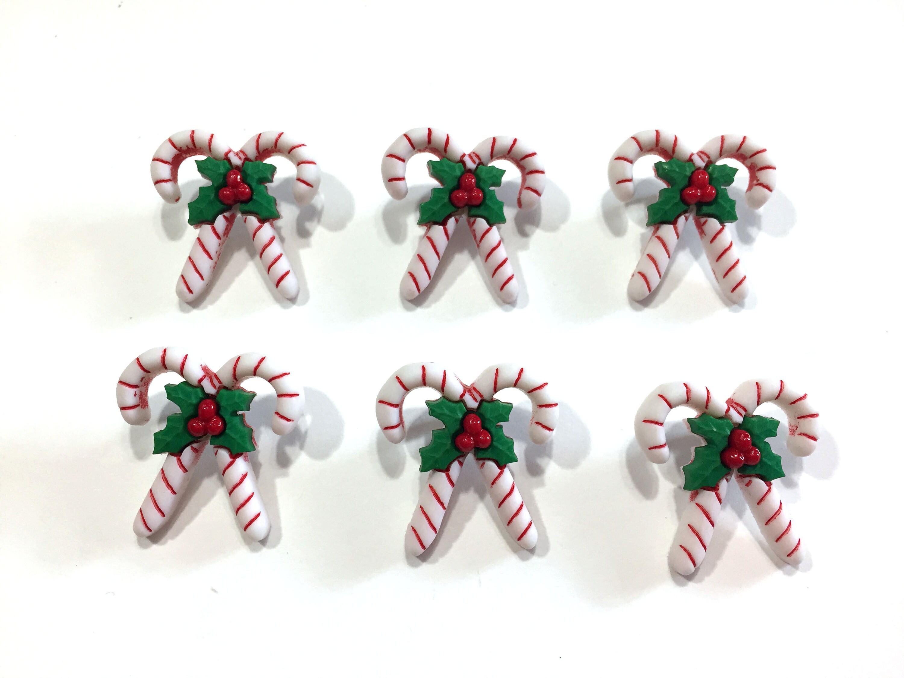 Candy Cane Buttons Candy Striped Xmas Dress It Up Buttons