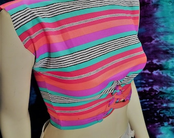 Candy Stripe Crop Top