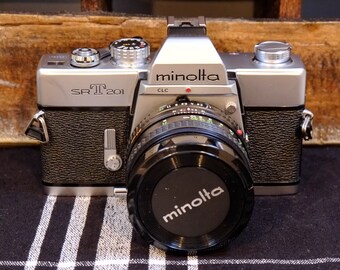 Minolta SR-T 201 Film Camera | Vintage Camera | Tested Working | 35mm