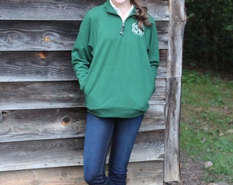 Charles River Pullover Sweatshirt, Monogram Pullover Sweatshirt, Monogrammed Sweatshirt,Quarter Zip Pullover Sweatshirt, Monogram Sweat