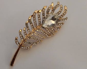 Pretty Feather Brooch