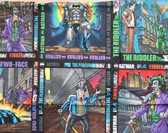 Fabric remnant - batman gotham - joker and penguin