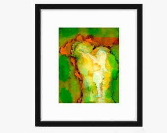 Alcohol Ink Art digital download original art printable home decor wall decor