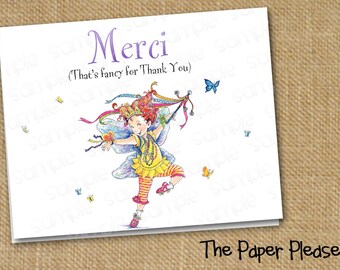 Fancy Nancy Thank You Cards