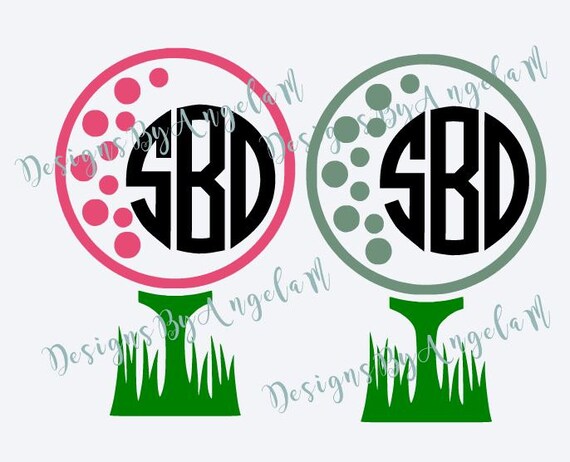 Download Golf Monogram SVG Digital cutting file Instant Download Use