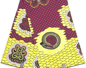 SUPREME WAX HOLLAND Original 6 Yards 100% cotton B01INM1XO8 print African fabric