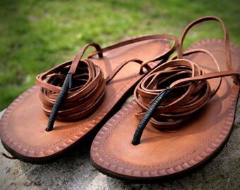 Leather Tarahumara Huarache sandals