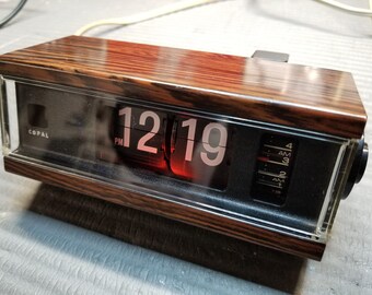 Fully Refurbished Vintage 1975 Copal 227 Flip Clock