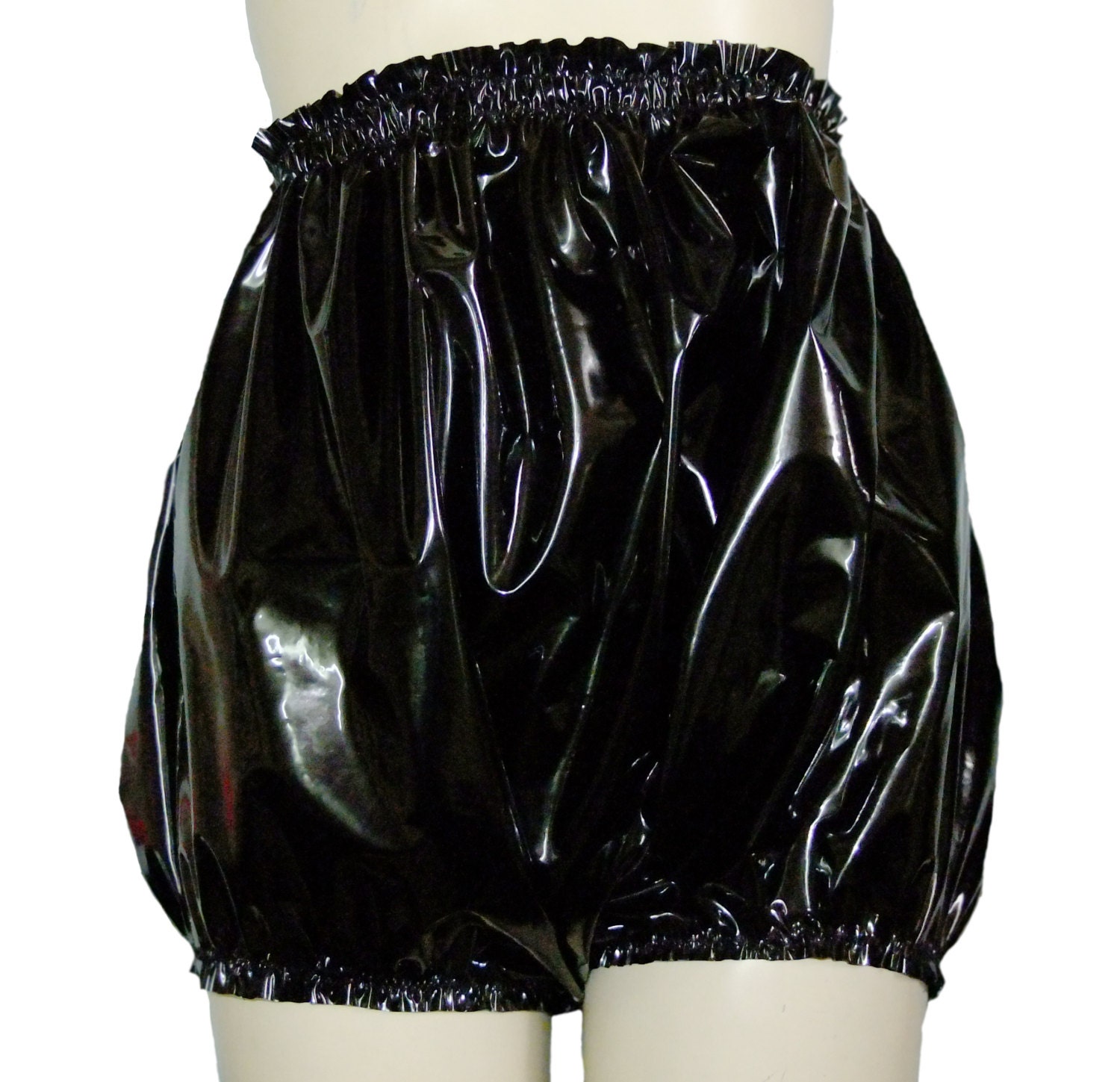 Pvc pants / knickers / panties. High waisted / high sides.