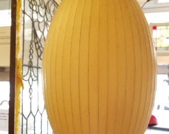 Mid Century Modern Era, Cylindrical Hanging Bubble Light, George Nelson, ca 1950s