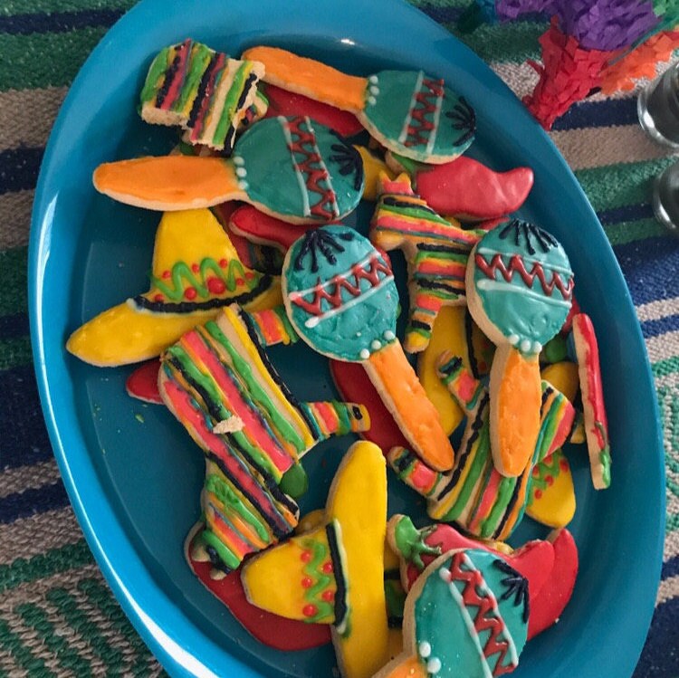 Cinco De Mayo Cookie Cutters set of 3, Fiesta cookie cutter, Sombrero