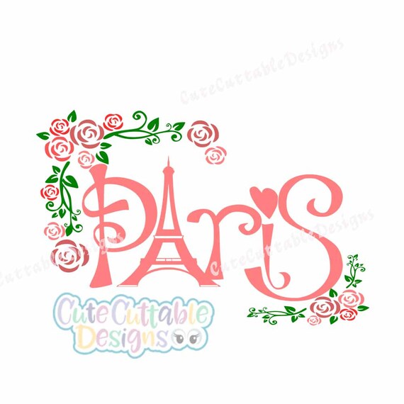 Download Paris SVG Eiffel Tower SVG France Svg Paris Word Art