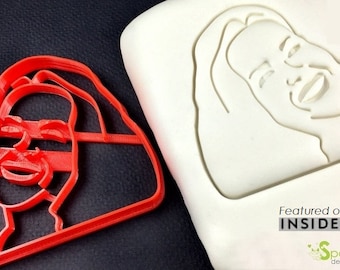 Custom Selfie Cookie Cutter and Custom Selfie Fondant Cutter for Valentine’s Days, Weddings