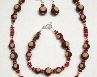 3 pc set OSU Buckeye Jewelry