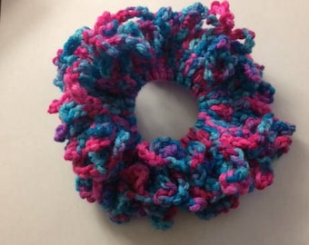 Crocheted Hair Scrunchy Handmade by Me :)