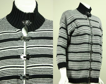 Vintage BETSEY JOHNSON PUNK Label Sweater 1980s Zigzag