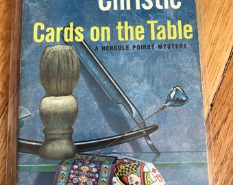 Cards on the Table — Agatha Christie vintage mystery paperback