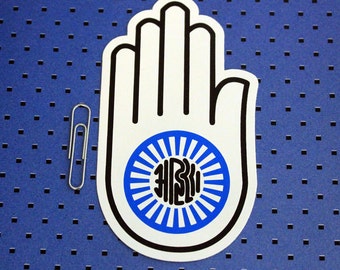 Ahimsa Hand Bumper Sticker