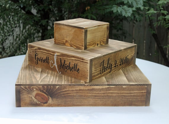  Wood  CUPCAKE Stand  RUSTIC WOODEN  Wedding  Cake  Stand 