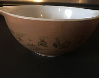 Vintage 1970 Pyrex Early American Nesting Mixing Bowl 1.5 Quart #442 #34