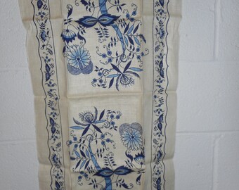 Kay Dee Hand Prints Linen Tea Towel Rhode Island
