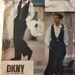 DKNY Very Easy Vogue Pattern 2375 Misses Loose Fitting Jumper & Jumpsuit 12-14-16 Uncut 1989