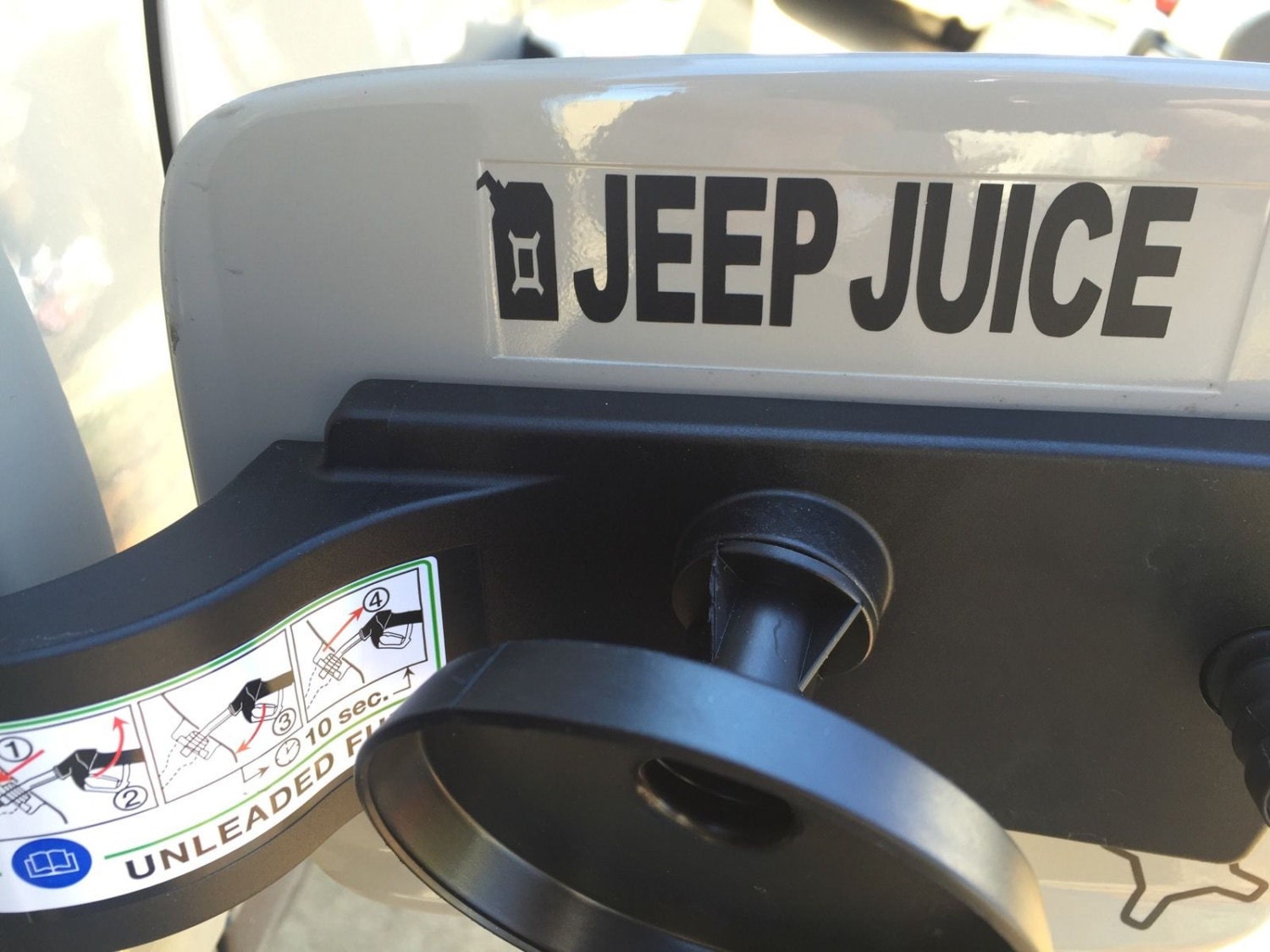JEEP RENEGADE JEEP Juice X Gas Can Decal Sticker