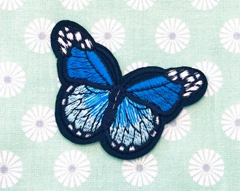 On closer Butterfly blue/turquoise