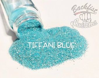 TIFFANI BLUE || Opaque Fine Glitter, Solvent Resistant