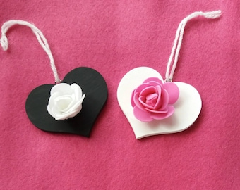 Flower Hanging Hearts