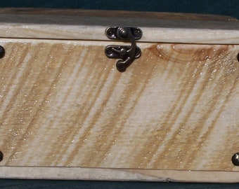 Rustic Wood Box Pet Urn