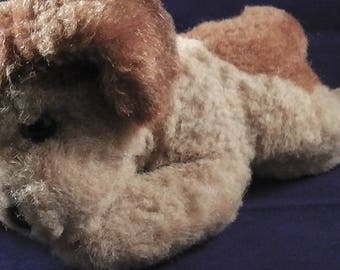 Vintage Steiff sleeping dog ca. 1970/80