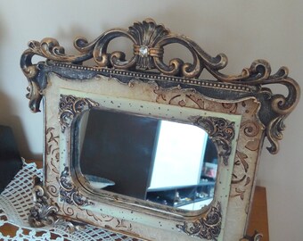Dresser Mirror Vintage Table