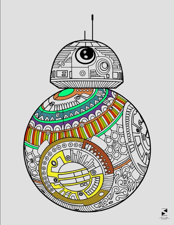 star wars coloring page bb8 coloring page printable coloring printable gifts star wars gifts star wars printables zentangle coloring - Bb 8 Coloring Page star wars coloring page bb8 coloring page printable coloring printable gifts star wars gifts star wars printables zentangle coloring - Bb 8 Coloring Page