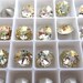 12 Crystal Lemon Swarovski Crystal Chaton Stone 1088 39ss 8mm