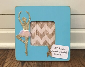 Personalized Dance Frame, Ballet Frame, Ballerina Picture Frame, I Love Dance Frame, Gift for Dancer