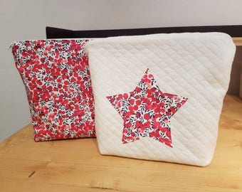 Makeup Bag / / toiletry bag or Keychain / / liberty Kit