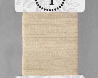 Naturally Dyed 6mm Ribbon-Sand