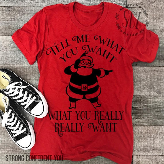 Tell Me What You Want What You Really Really Want Santa