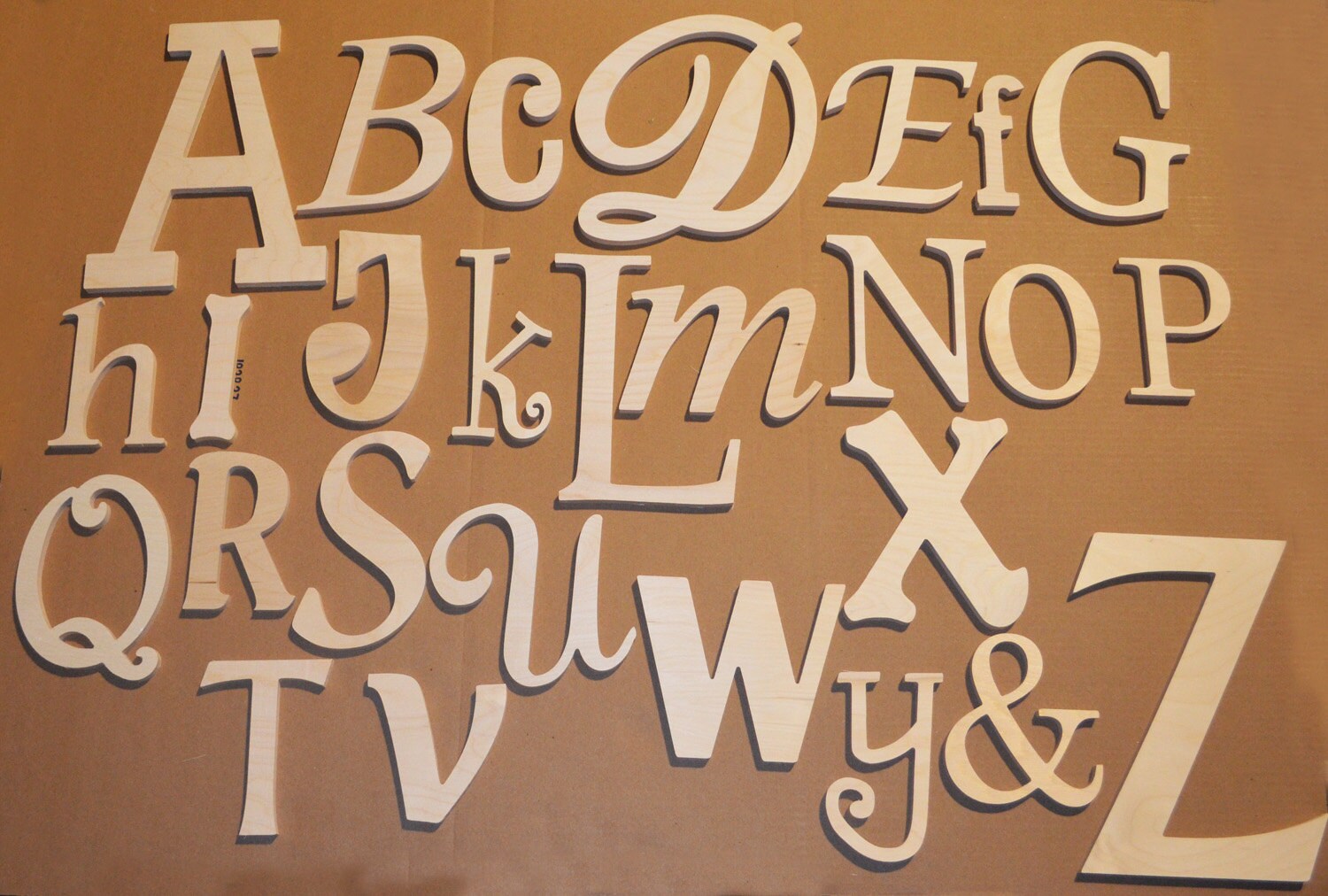 Fast Wooden Alphabet Wall Art Baby Room Decor Zoom